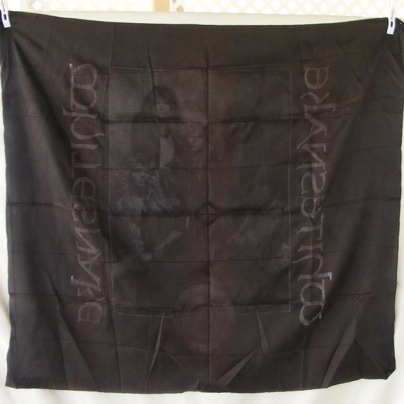 WHITESNAKE Satin Banner/Flag, OS, 1988, Black, Coverdale, Vandenberg, Aldridge - Picture 2 of 8